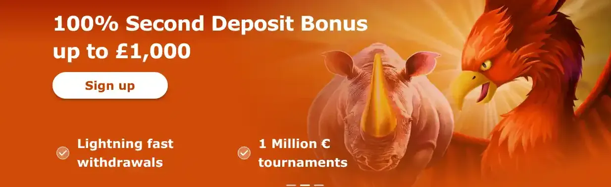 Welcome bonus banner